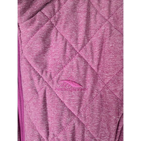 High Sierra Women's Pink Lynn Insulated Quilted Full Zip Jacket Size Medium - Picture 2 of 8